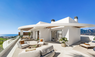 Contemporary apartments with panoramic sea views for sale in a golf area in Mijas Costa, Costa del Sol 794787 