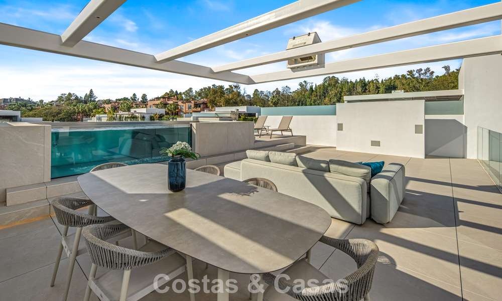 Ultra-modern semi-detached villa with private garden and private pool for sale on the Golden Mile, Marbella 795008