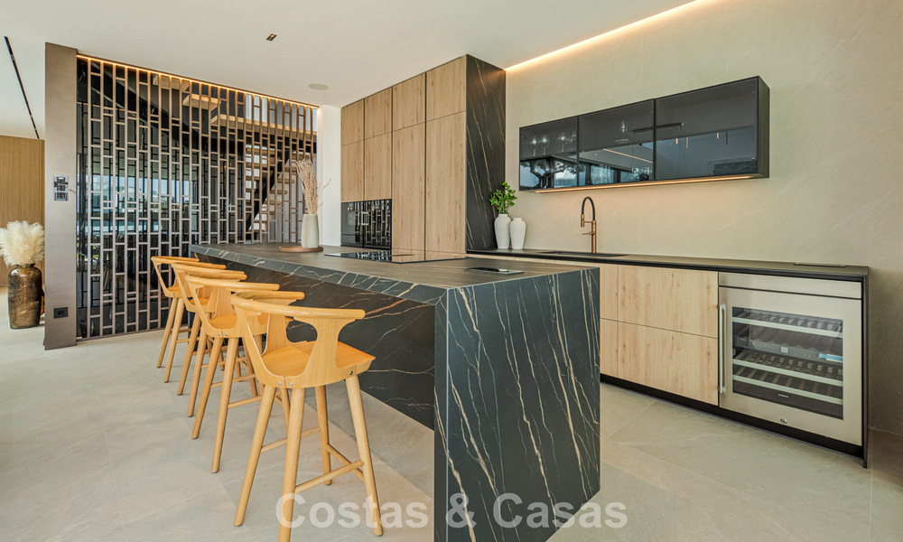 Ultra-modern semi-detached villa with private garden and private pool for sale on the Golden Mile, Marbella 795023