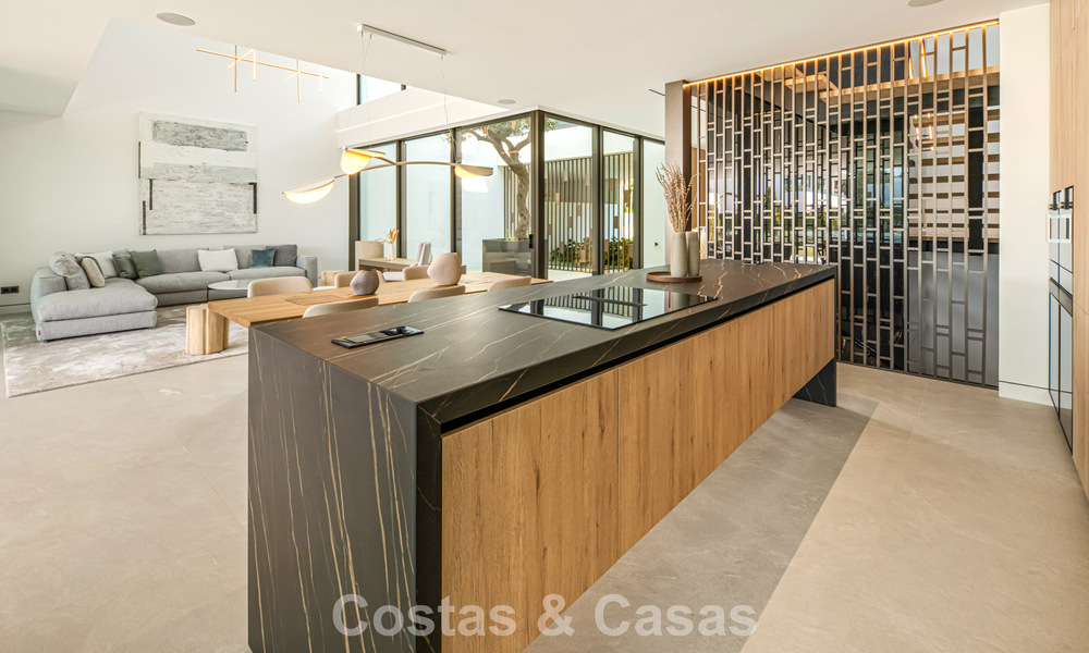Ultra-modern semi-detached villa with private garden and private pool for sale on the Golden Mile, Marbella 795025