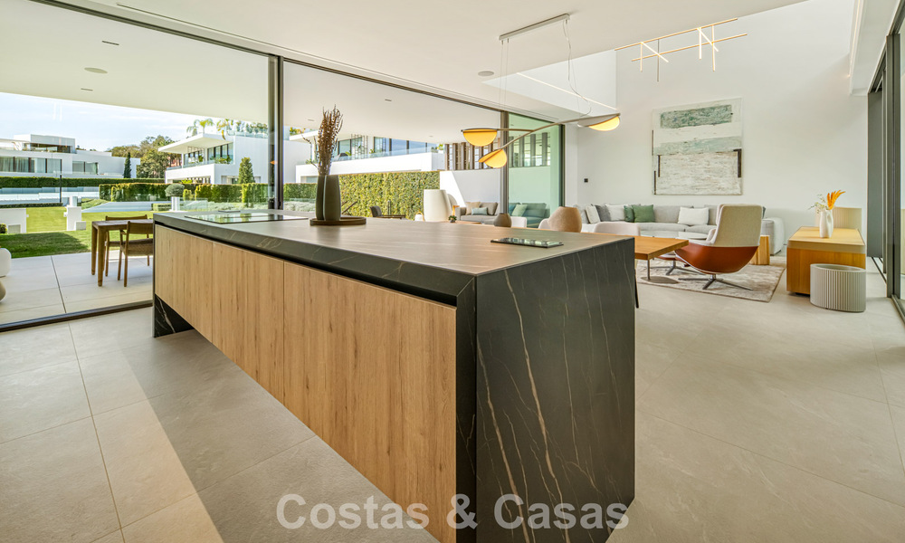 Ultra-modern semi-detached villa with private garden and private pool for sale on the Golden Mile, Marbella 795026