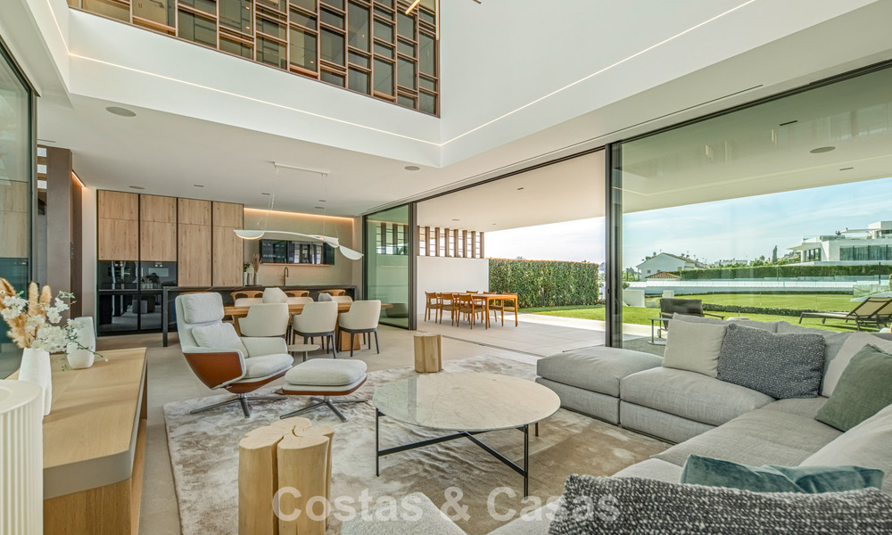 Ultra-modern semi-detached villa with private garden and private pool for sale on the Golden Mile, Marbella 795031