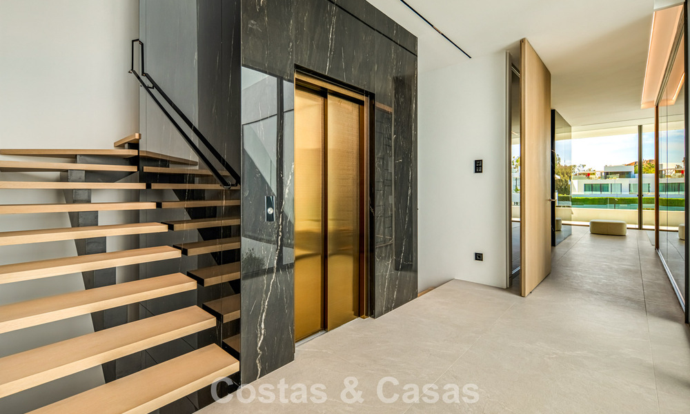 Ultra-modern semi-detached villa with private garden and private pool for sale on the Golden Mile, Marbella 795041