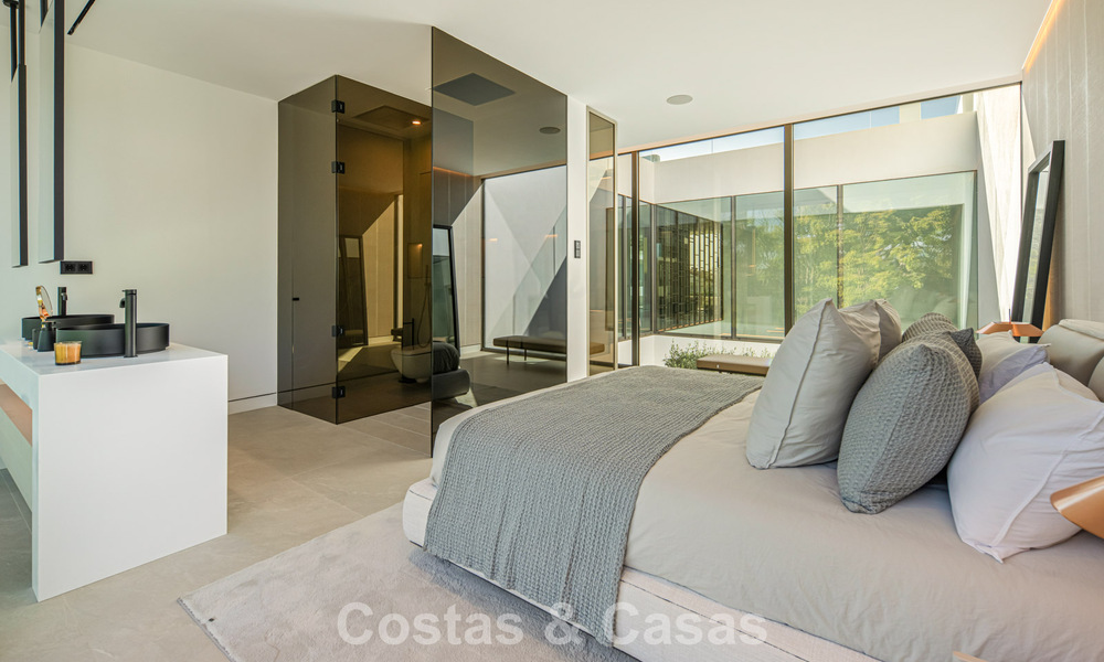 Ultra-modern semi-detached villa with private garden and private pool for sale on the Golden Mile, Marbella 795043