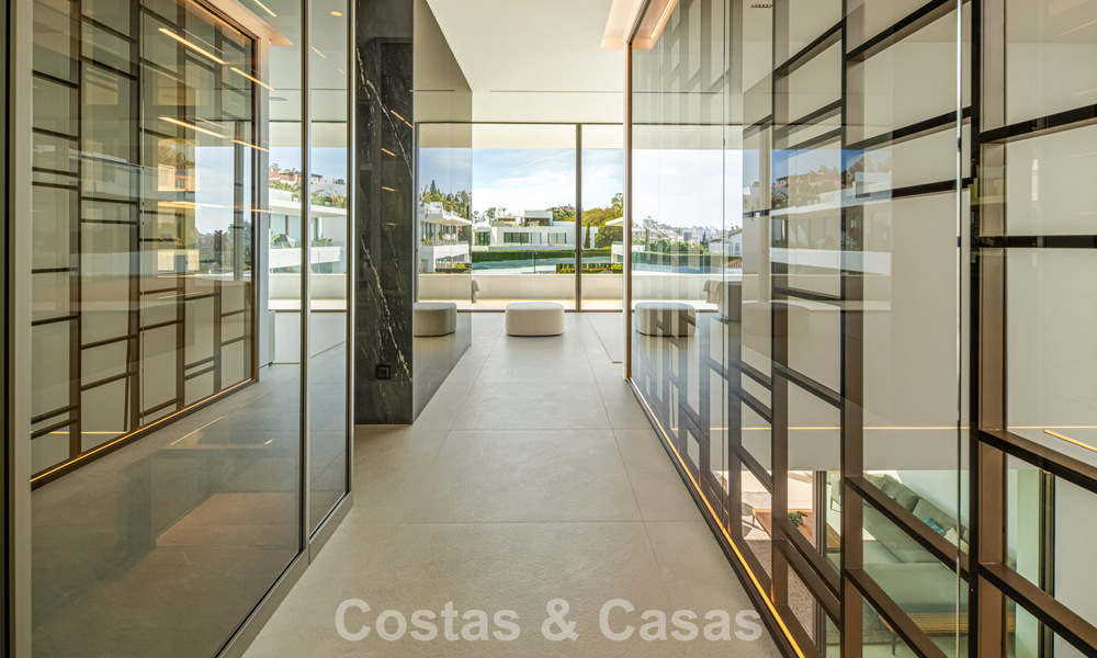 Ultra-modern semi-detached villa with private garden and private pool for sale on the Golden Mile, Marbella 795048