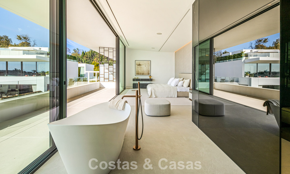 Ultra-modern semi-detached villa with private garden and private pool for sale on the Golden Mile, Marbella 795050