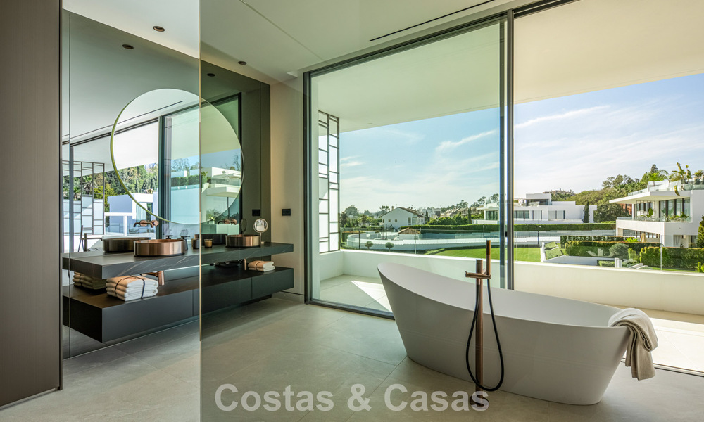 Ultra-modern semi-detached villa with private garden and private pool for sale on the Golden Mile, Marbella 795052