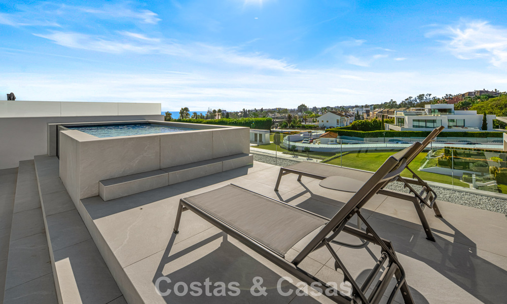 Ultra-modern semi-detached villa with private garden and private pool for sale on the Golden Mile, Marbella 795066