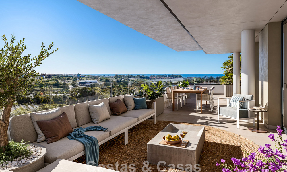 Modern apartments with stunning sea views for sale on the New Golden Mile between Marbella and Estepona 795072