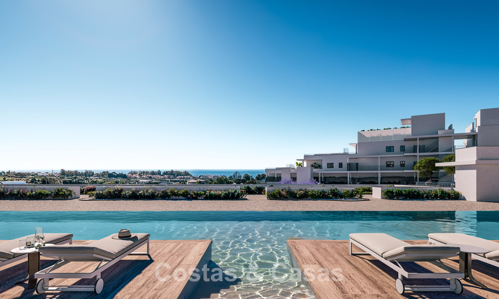 Modern apartments with stunning sea views for sale on the New Golden Mile between Marbella and Estepona 795077