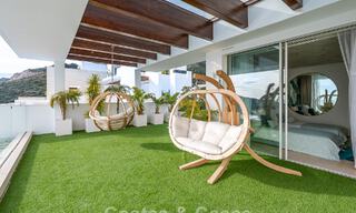 Exclusive, modern luxury penthouse with panoramic sea views for sale just minutes from Marbella town 795334 