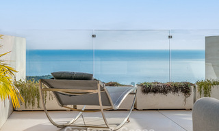 Exclusive, modern luxury penthouse with panoramic sea views for sale just minutes from Marbella town 795336 