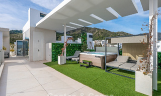 Exclusive, modern luxury penthouse with panoramic sea views for sale just minutes from Marbella town 795337 