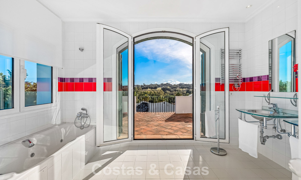 Authentic Andalusian villa with idyllic, panoramic golf views for sale in Sotogrande Alto, Costa del Sol 795179
