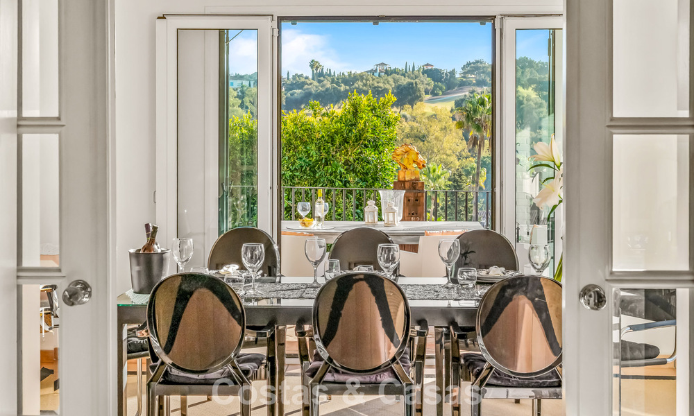 Authentic Andalusian villa with idyllic, panoramic golf views for sale in Sotogrande Alto, Costa del Sol 795196