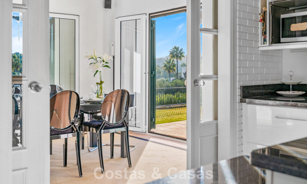 Authentic Andalusian villa with idyllic, panoramic golf views for sale in Sotogrande Alto, Costa del Sol 795224
