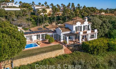 Authentic Andalusian villa with idyllic, panoramic golf views for sale in Sotogrande Alto, Costa del Sol 795232