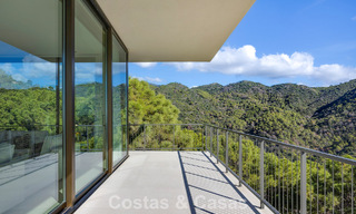 Boomerang-designed villa for sale in the green hills of Marbella - Benahavís with views over the hills and the sea 795257 