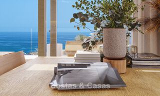 Exclusive semi-detached villas with sea views for sale in a sought-after golf setting in Mijas, Costa del Sol 795290 