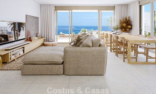 Exclusive semi-detached villas with sea views for sale in a sought-after golf setting in Mijas, Costa del Sol 795291 