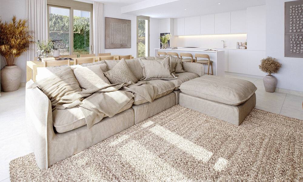 Exclusive semi-detached villas with sea views for sale in a sought-after golf setting in Mijas, Costa del Sol 795292