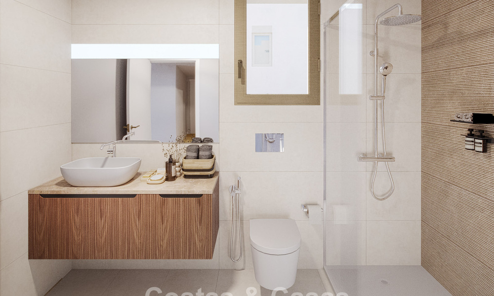 Exclusive semi-detached villas with sea views for sale in a sought-after golf setting in Mijas, Costa del Sol 795293