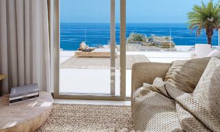 Exclusive semi-detached villas with sea views for sale in a sought-after golf setting in Mijas, Costa del Sol 795300 