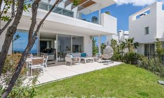 Luxurious, contemporary garden apartment with sea views for sale in a boutique complex near Marbella town 795343 