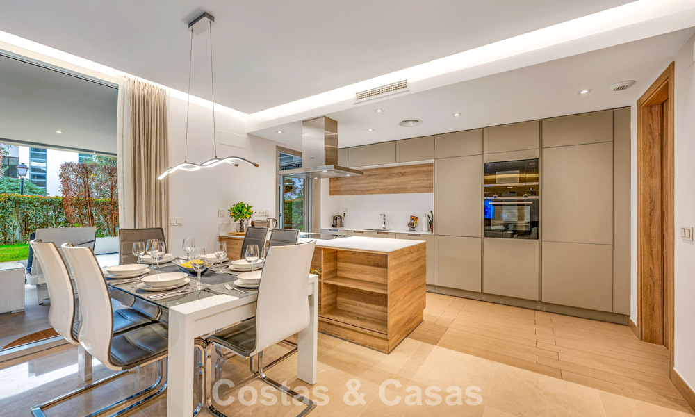 Contemporary garden apartment for sale within walking distance of the beach and Puerto Banús, Marbella 795743