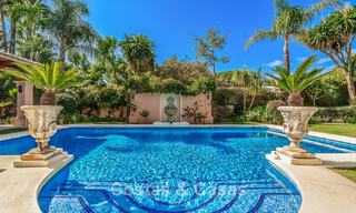 Elegant Andalusian luxury villa with large garden for sale in Nueva Andalucía’s Golf Valley, Marbella 795403 