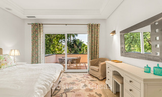 Elegant Andalusian luxury villa with large garden for sale in Nueva Andalucía’s Golf Valley, Marbella 795411 