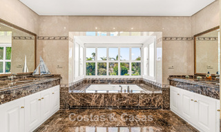 Elegant Andalusian luxury villa with large garden for sale in Nueva Andalucía’s Golf Valley, Marbella 795413 