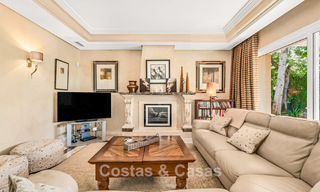 Elegant Andalusian luxury villa with large garden for sale in Nueva Andalucía’s Golf Valley, Marbella 795417 