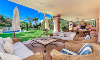 Elegant Andalusian luxury villa with large garden for sale in Nueva Andalucía’s Golf Valley, Marbella 795422 
