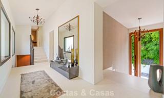 Elegant designer villa with panoramic views for sale over the golf valley of Nueva Andalucía, Marbella 795669 