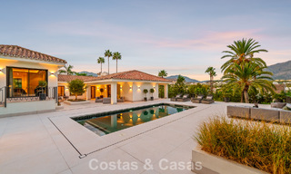 Elegant designer villa with panoramic views for sale over the golf valley of Nueva Andalucía, Marbella 795678 