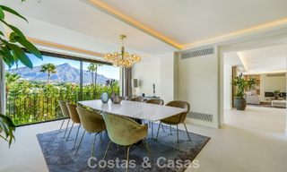 Elegant designer villa with panoramic views for sale over the golf valley of Nueva Andalucía, Marbella 795686 