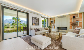 Elegant designer villa with panoramic views for sale over the golf valley of Nueva Andalucía, Marbella 795690 
