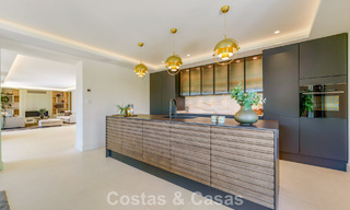 Elegant designer villa with panoramic views for sale over the golf valley of Nueva Andalucía, Marbella 795691 
