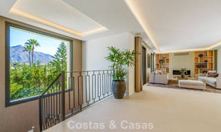 Elegant designer villa with panoramic views for sale over the golf valley of Nueva Andalucía, Marbella 795693 