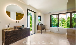 Elegant designer villa with panoramic views for sale over the golf valley of Nueva Andalucía, Marbella 795702 