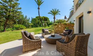 Elegant designer villa with panoramic views for sale over the golf valley of Nueva Andalucía, Marbella 795709 