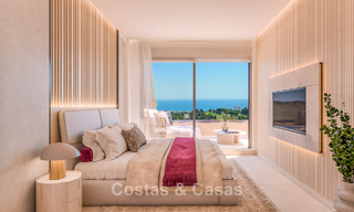 Exclusive new-build apartments with panoramic golf and sea views for sale in Benalmádena, Costa del Sol 795444 