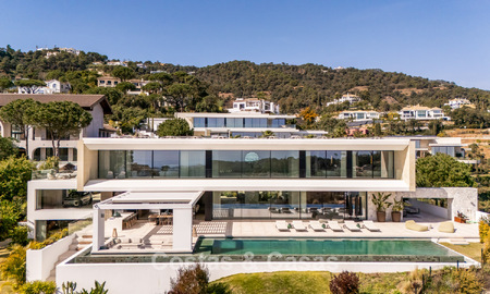 Spectacular contemporary luxury villa for sale with sea view in El Madroñal, Marbella - Benahavís 796239
