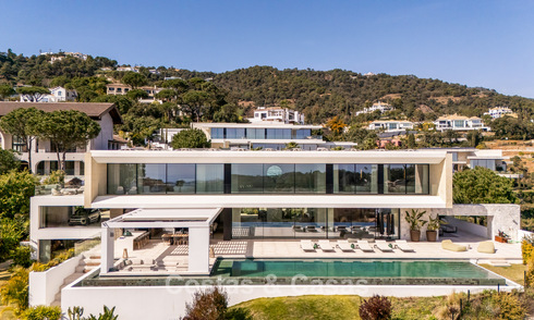 Spectacular contemporary luxury villa for sale with sea view in El Madroñal, Marbella - Benahavís 796239