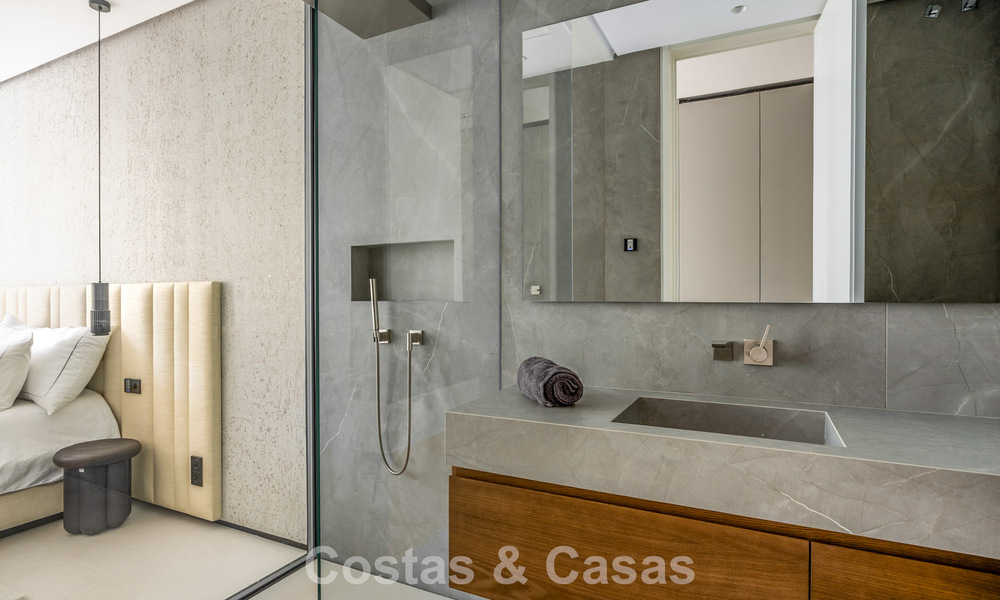 Spectacular contemporary luxury villa for sale with sea view in El Madroñal, Marbella - Benahavís 796243