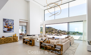 Spectacular contemporary luxury villa for sale with sea view in El Madroñal, Marbella - Benahavís 796275 