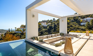 Spectacular contemporary luxury villa for sale with sea view in El Madroñal, Marbella - Benahavís 796282 