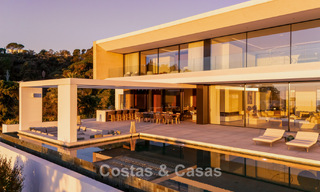 Spectacular contemporary luxury villa for sale with sea view in El Madroñal, Marbella - Benahavís 796289 