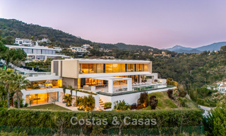 Spectacular contemporary luxury villa for sale with sea view in El Madroñal, Marbella - Benahavís 796305 